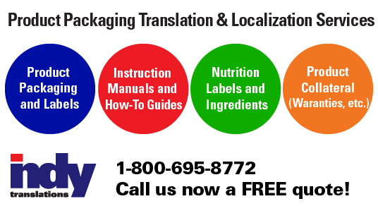 Product Packaging Translation Services